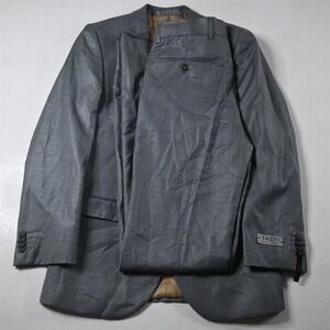 NEW Tazio 34S 30x34 Gray Extra Slim Mens Jacket Pants Suit